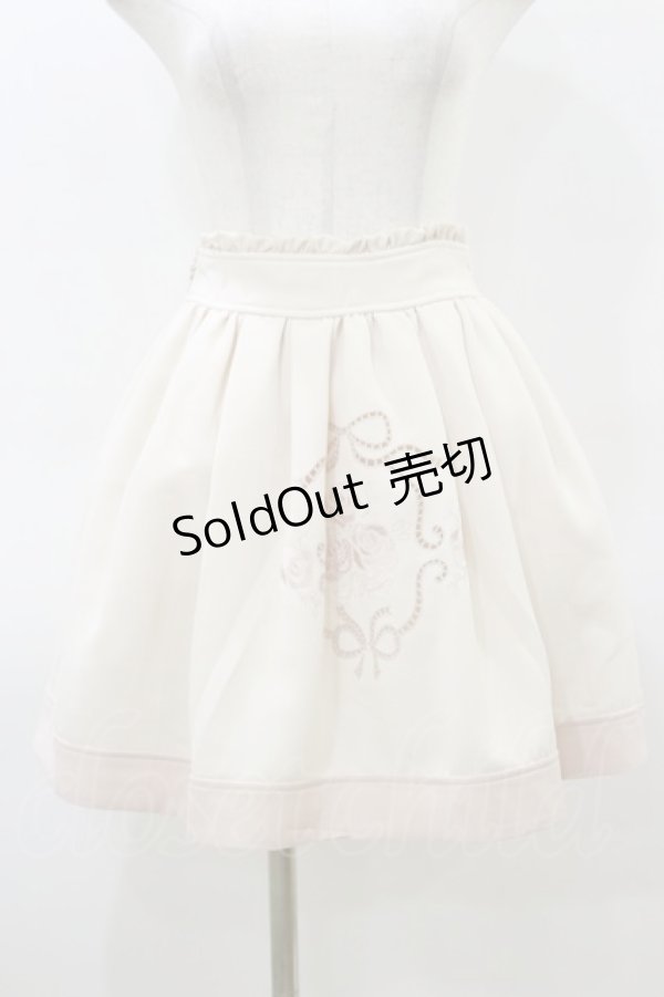 画像1: LIZ LISA / ローズ刺繍スカート Free ピンク H-26-03-11-1061-LO-SK-NS-ZH (1)