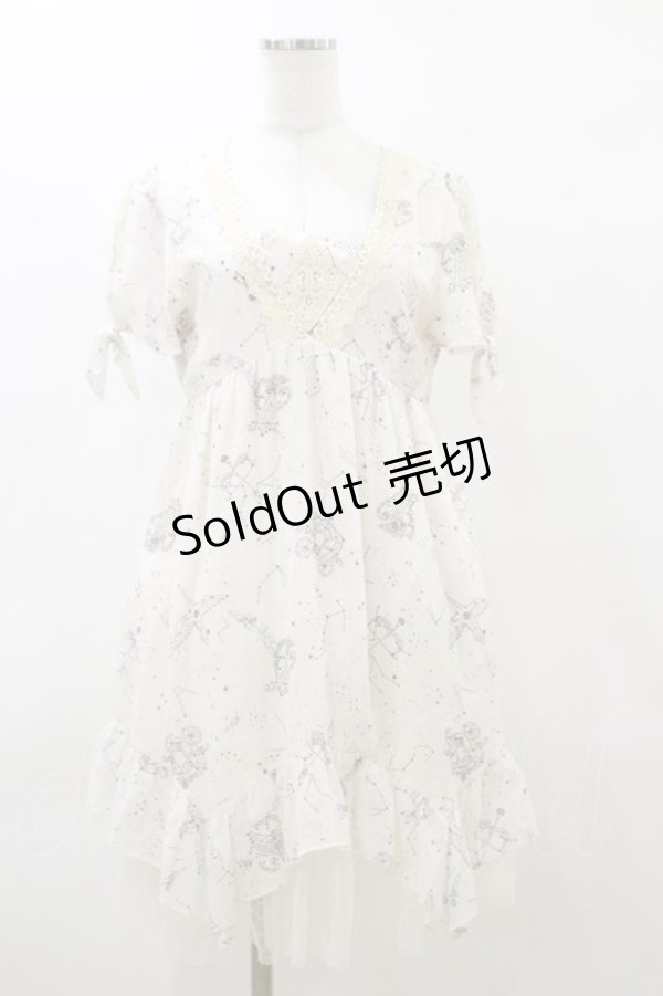 画像1: axes femme / 星座柄ワンピース M オフ H-26-03-11-1064-AX-OP-NS-ZH (1)