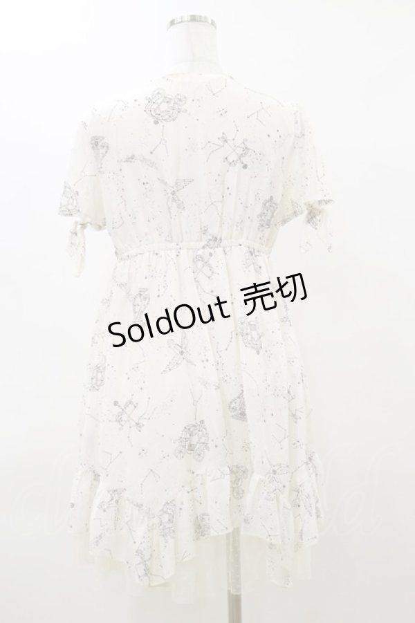 画像2: axes femme / 星座柄ワンピース M オフ H-26-03-11-1064-AX-OP-NS-ZH (2)