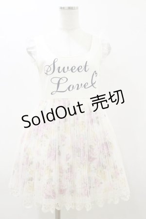 画像: LIZ LISA / 花柄切替ワンピース Free オフ H-26-03-11-1065-LO-OP-NS-ZH