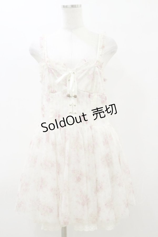 画像1: LIZ LISA / 花柄チュールワンピース Free オフ H-26-03-11-1066-LO-OP-NS-ZH (1)