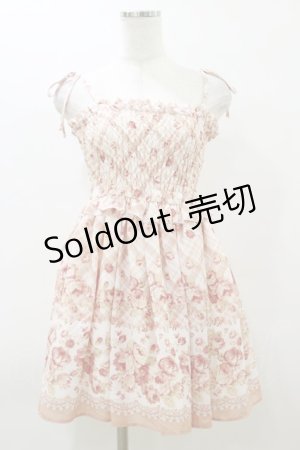 画像: LIZ LISA / チェック花柄ワンピース Free ピンク H-26-03-11-1067-LO-OP-NS-ZH