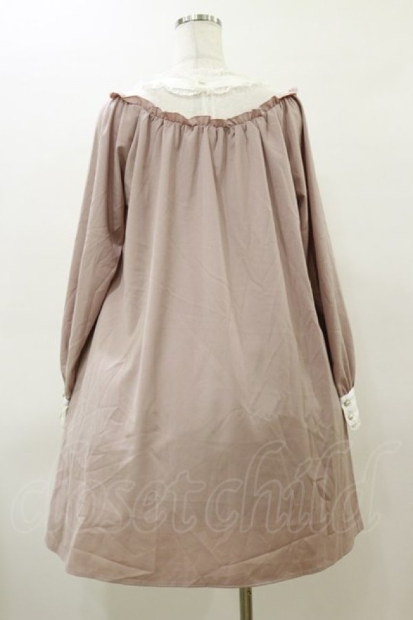 画像2: axes femme POETIQUE / チュールデザインフリルワンピース M ピンク H-26-03-11-1071-AX-OP-NS-ZH (2)