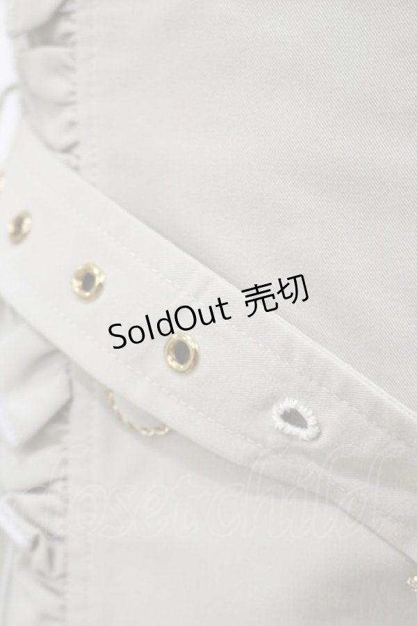 画像4: Rojita / トレンチライクフレアフリルワンピース Free グレー H-26-03-11-1076-LO-OP-NS-ZH (4)