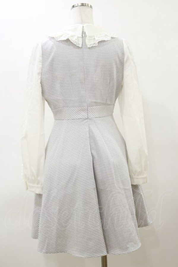 画像2: evelyn / 襟フリルワンピース Free ブルー H-26-03-11-1077-LO-OP-NS-ZH (2)