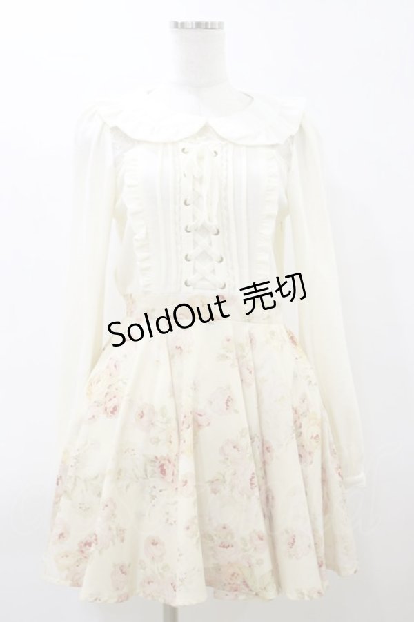 画像1: LIZ LISA / 花柄切替ワンピース Free オフ/生成り H-26-03-11-1079-LO-OP-NS-ZH (1)