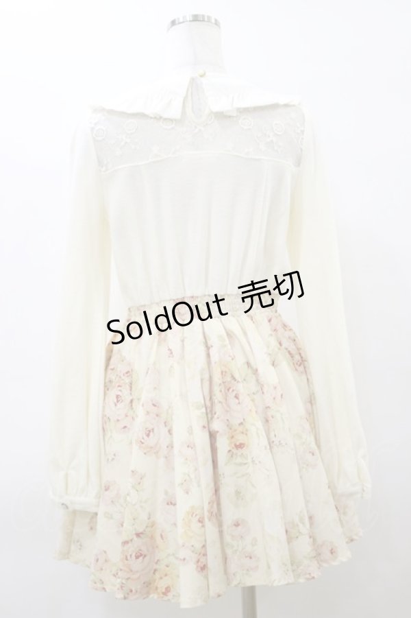 画像2: LIZ LISA / 花柄切替ワンピース Free オフ/生成り H-26-03-11-1079-LO-OP-NS-ZH (2)