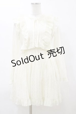 画像: DearMyLove / レースセットアップ風ワンピース M アイボリー H-26-03-11-1080-EL-OP-NS-ZH