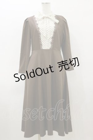 画像: an another angelus / ドットヨークボウタイワンピース Free BROWN H-26-03-11-1082-CA-OP-NS-ZH