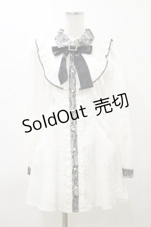 画像: Ank Rouge / ジャガードヨークワンピース M オフ H-26-03-11-1087-CA-OP-NS-ZH