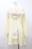 画像2: Secret Honey / ネコ耳パーカーワンピース Free アイボリー H-26-03-11-1089-CA-OP-NS-ZH (2)