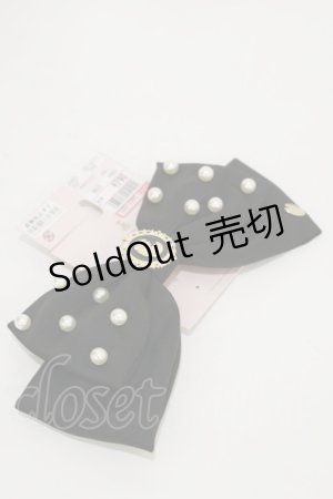 画像: m petit by misako / AM NIPLバレッタ  ブラック H-26-03-11-1018-LO-AC-NS-ZH