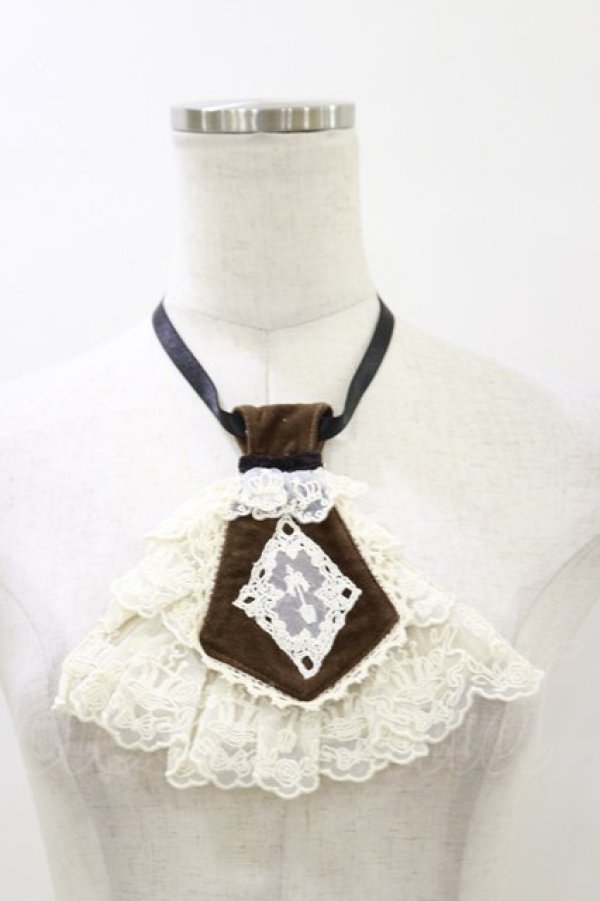 画像1: Hoshibako Works / カフェホシバコ ネクタイ  ブラウン H-26-03-11-1019-LO-ZA-NS-ZH (1)