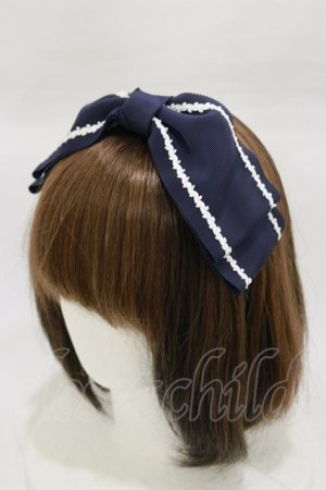 画像: Angelic Pretty / Sophie Marineカチューシャ  ネイビー H-26-03-11-1021-AP-AC-NS-ZH