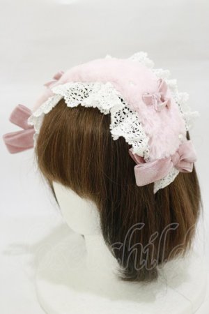 画像: BABY,THE STARS SHINE BRIGHT / Ruban de Noel Neigeドレスカチューシャ  ピンク H-26-03-11-1022-BA-AC-NS-ZH