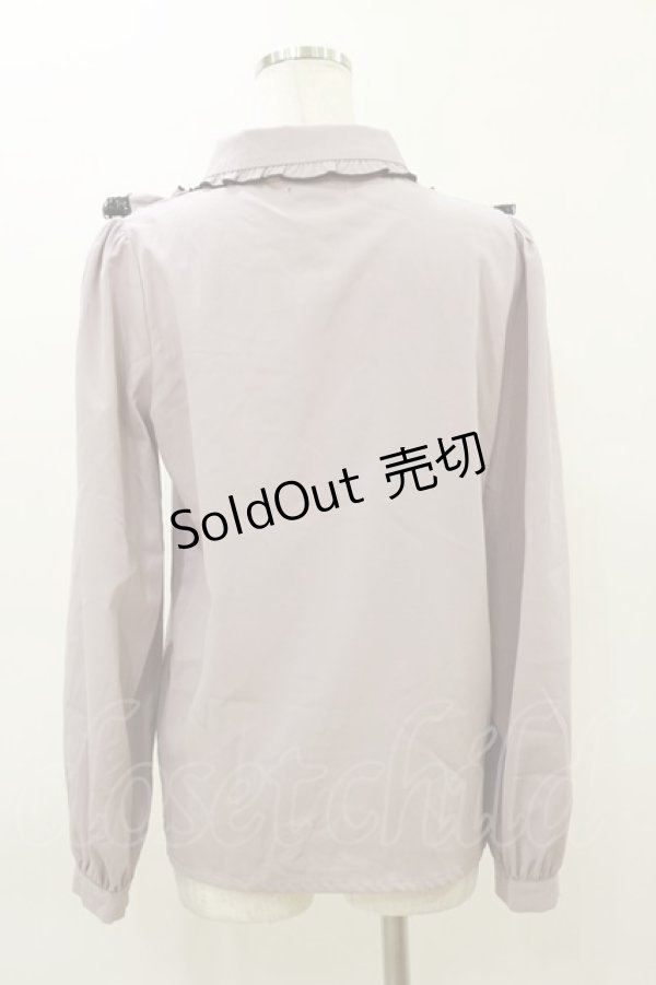 画像2: Rojita / ラッフルフリル配色ブラウス Free ピンク H-26-03-11-1031-LO-BL-NS-ZH (2)