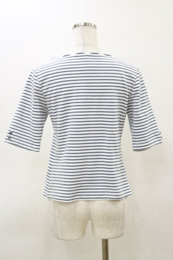 画像2: F&A / スカラップスクエアネックトップス Free OFF×BL H-26-03-11-1042-LO-TO-NS-ZH (2)