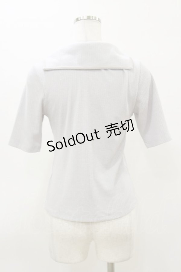 画像2: an another angelus / セーラーカラートップス Free light gray H-26-03-11-1043-CA-TO-NS-ZH (2)