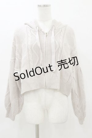 画像: evelyn / リボンニットパーカー Free ピンク H-26-03-11-1049-LO-TO-NS-ZH