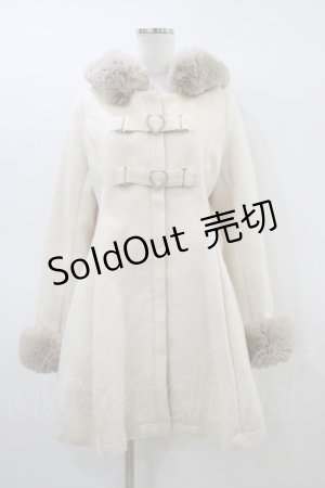 画像: Rojita / ハートビジュバックルコート Free アイボリー H-26-03-11-063-LO-CO-NS-ZH