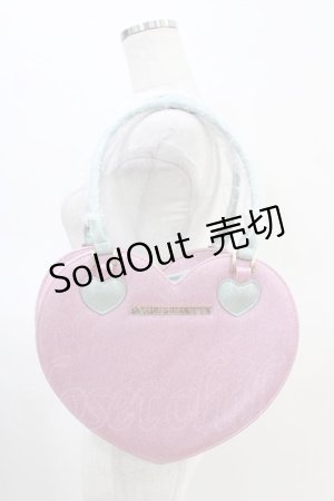 画像: Angelic Pretty / グリッターLove Heartトートバッグ  ピンク H-26-03-11-009-AP-BG-NS-ZH