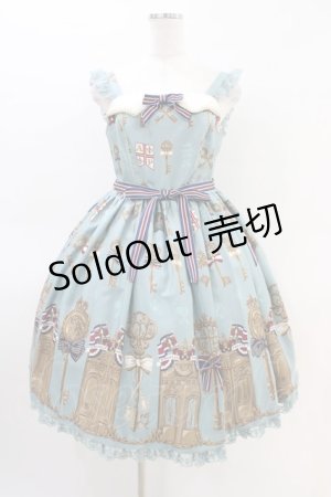 画像: Angelic Pretty / 幸運の鍵Specialジャンパースカートセット Free ミント H-26-03-11-013-AP-OP-NS-ZH