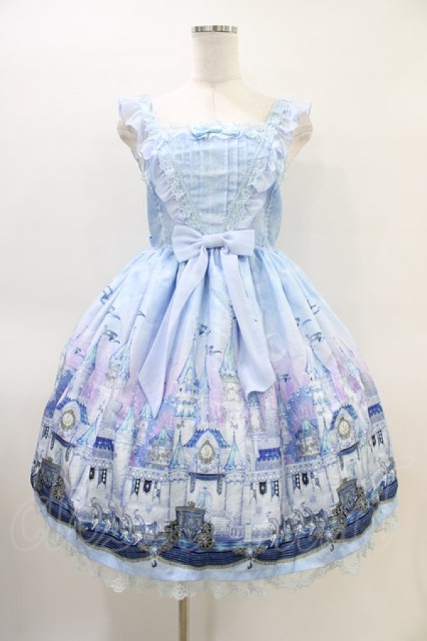 画像1: Angelic Pretty / Castle Mirageジャンパースカート Free サックス H-26-03-11-015-AP-OP-NS-ZH (1)