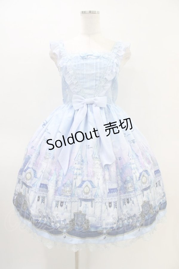 画像1: Angelic Pretty / Castle Mirageジャンパースカート Free サックス H-26-03-11-015-AP-OP-NS-ZH (1)