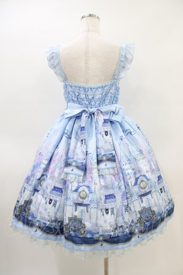 画像2: Angelic Pretty / Castle Mirageジャンパースカート Free サックス H-26-03-11-015-AP-OP-NS-ZH (2)