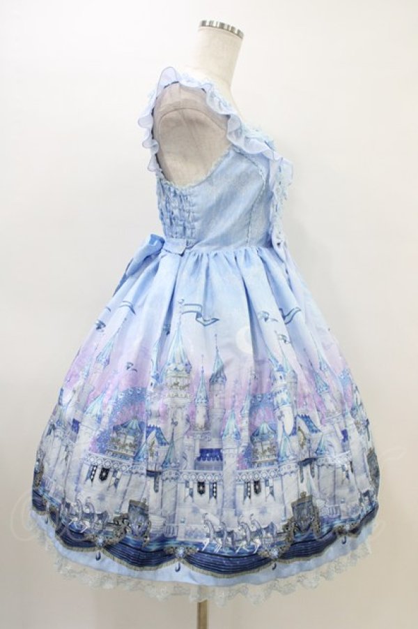 画像3: Angelic Pretty / Castle Mirageジャンパースカート Free サックス H-26-03-11-015-AP-OP-NS-ZH (3)