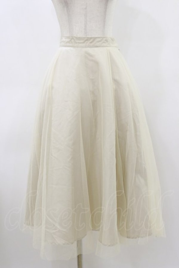 画像3: F&A / バックリボン2wayコルセットチュールスカート Free IVORY H-26-03-12-062-LO-SK-NS-ZH (3)