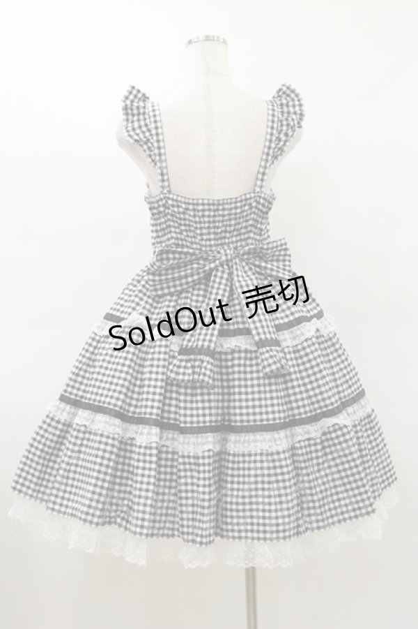 画像2: Angelic Pretty / マーガレットドールジャンパースカート Free ブラック H-26-03-12-065-AP-OP-NS-ZH (2)