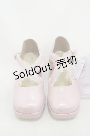 画像: Cherirulu Chocola / MYクロスベルトパンプス L ピンク H-26-03-12-008-GO-ZA-NS-ZH
