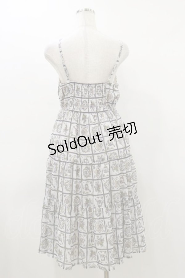 画像2: axes femme / 香水瓶柄キャミワンピース M 白 H-26-03-12-073-AX-OP-NS-ZH (2)