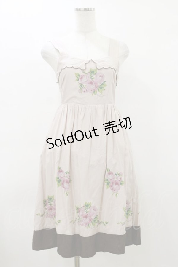 画像1: an another angelus / ローズプリントワンピース Free ピンク H-26-03-12-074-CA-OP-NS-ZH (1)