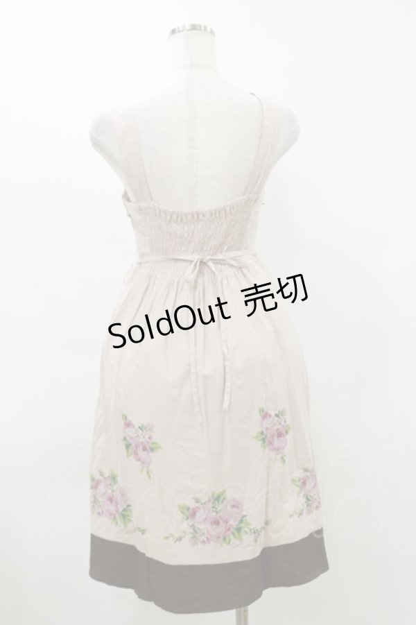 画像2: an another angelus / ローズプリントワンピース Free ピンク H-26-03-12-074-CA-OP-NS-ZH (2)