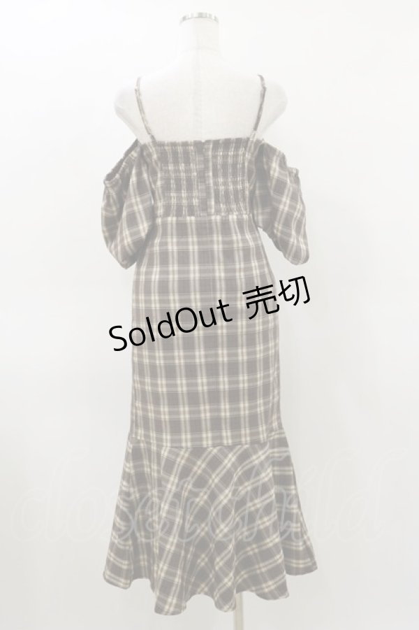 画像2: LOLITAその他 / ROYAL PARTY/チェックワンピース Free ブラウン H-26-03-12-076-LO-OP-NS-ZH (2)