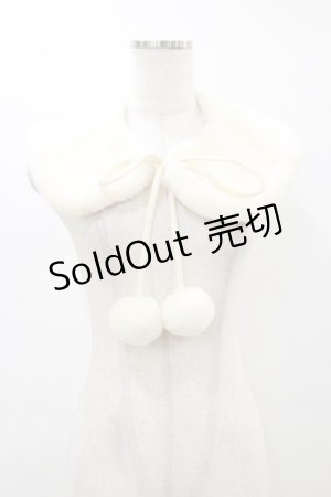 画像: m petit by misako / AMポンポンツキエリ  オフ H-26-03-12-009-LO-ZA-NS-ZH