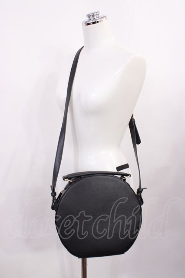 画像1: Fi.n.t / リボンハーフムーンポシェット  ブラック H-26-03-12-1038-CA-BG-NS-ZH (1)