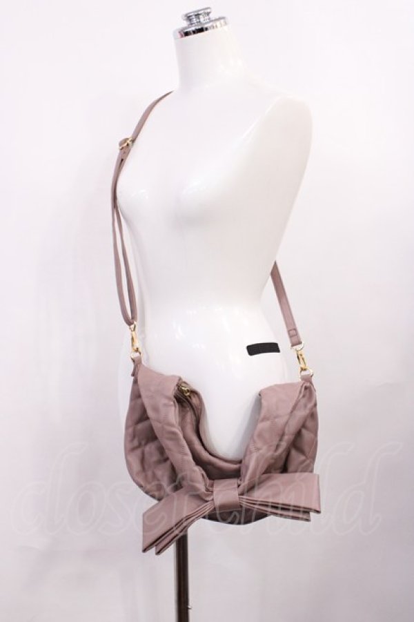 画像1: melume / makiコラボ/キルティング2WAYバッグ  ピンク H-26-03-12-1040-0-BG-NS-ZH (1)