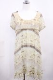 画像1: Franche Lippee / オリプリワンピース M アイボリー H-26-03-12-1014-LO-OP-YZ-ZH (1)