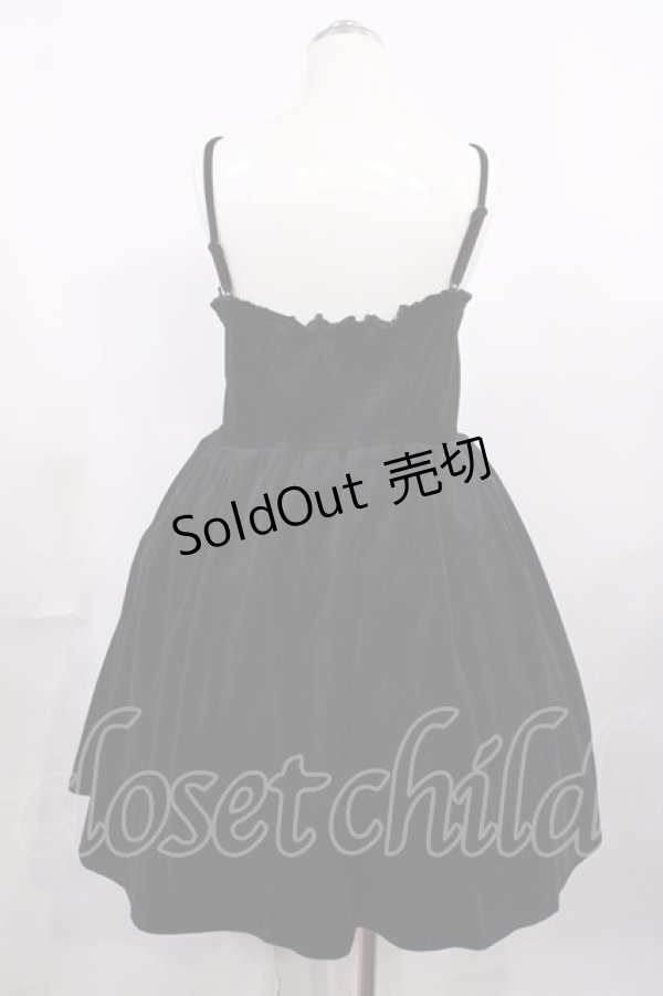 画像2: Ank Rouge / ベロアワンピース M ブラック H-26-03-12-1002-CA-OP-NS-ZH (2)