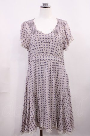 画像: Cherir la femme / 小花総柄ワンピース M ラベンダー H-26-03-12-1016-LO-OP-YZ-ZH