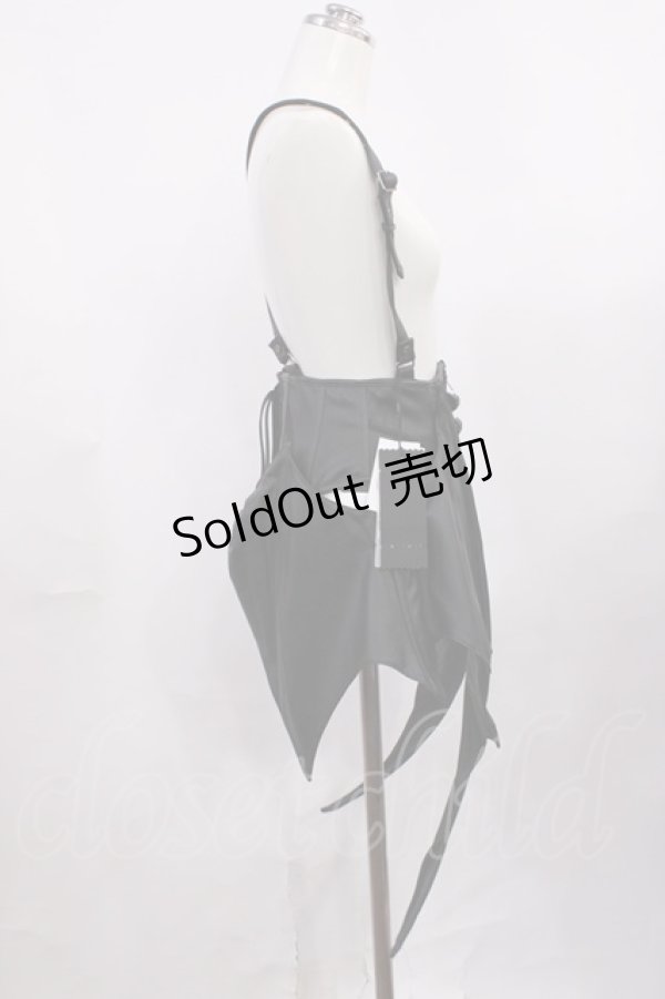 画像2: Hoshibako Works / ナイト・イーヴィル ハーネスコルセット M ブラック H-26-03-12-1019-LO-SK-NS-ZH (2)