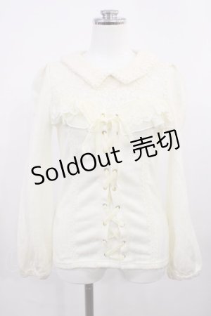 画像: LIZ LISA / レース切替トップス Free オフ H-26-03-12-1023-LO-TO-NS-ZH