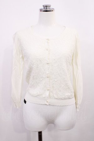 画像: LODISPOTTO / フラワーレースカーディガン M オフ H-26-03-12-1024-LO-TO-NS-ZH