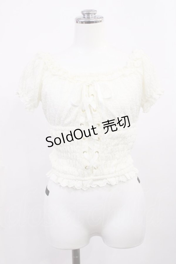 画像1: LIZ LISA / ドビーブラウス Free オフ H-26-03-12-1027-LO-BL-NS-ZH (1)