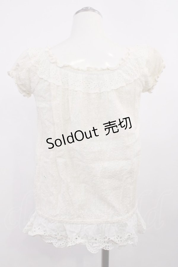 画像2: LIZ LISA / コットンレーストップス Free オフ H-26-03-12-1029-LO-TO-NS-ZH (2)