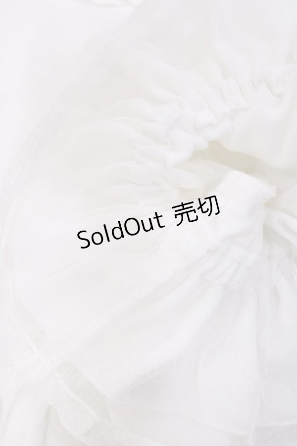 画像3: Secret Honey / ビックフリルカラーブラウス Free オフ H-26-03-12-1033-CA-BL-NS-ZH (3)