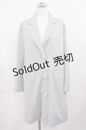 画像: F&A / ローズボタンロングジャケット Free ブルー H-26-03-12-1036-LO-JA-NS-ZH